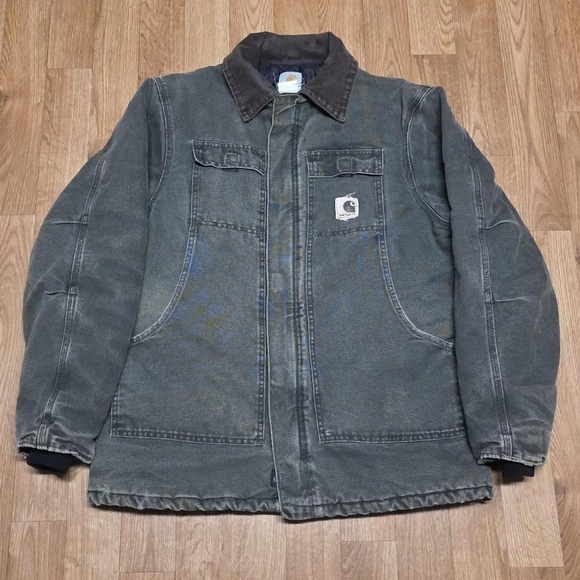 Carhartt MOS Green Men's Jacket Traditional Coat Arctic Quilt Lined